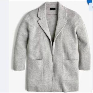 J Crew Sophie Sweater Blazer - Grey